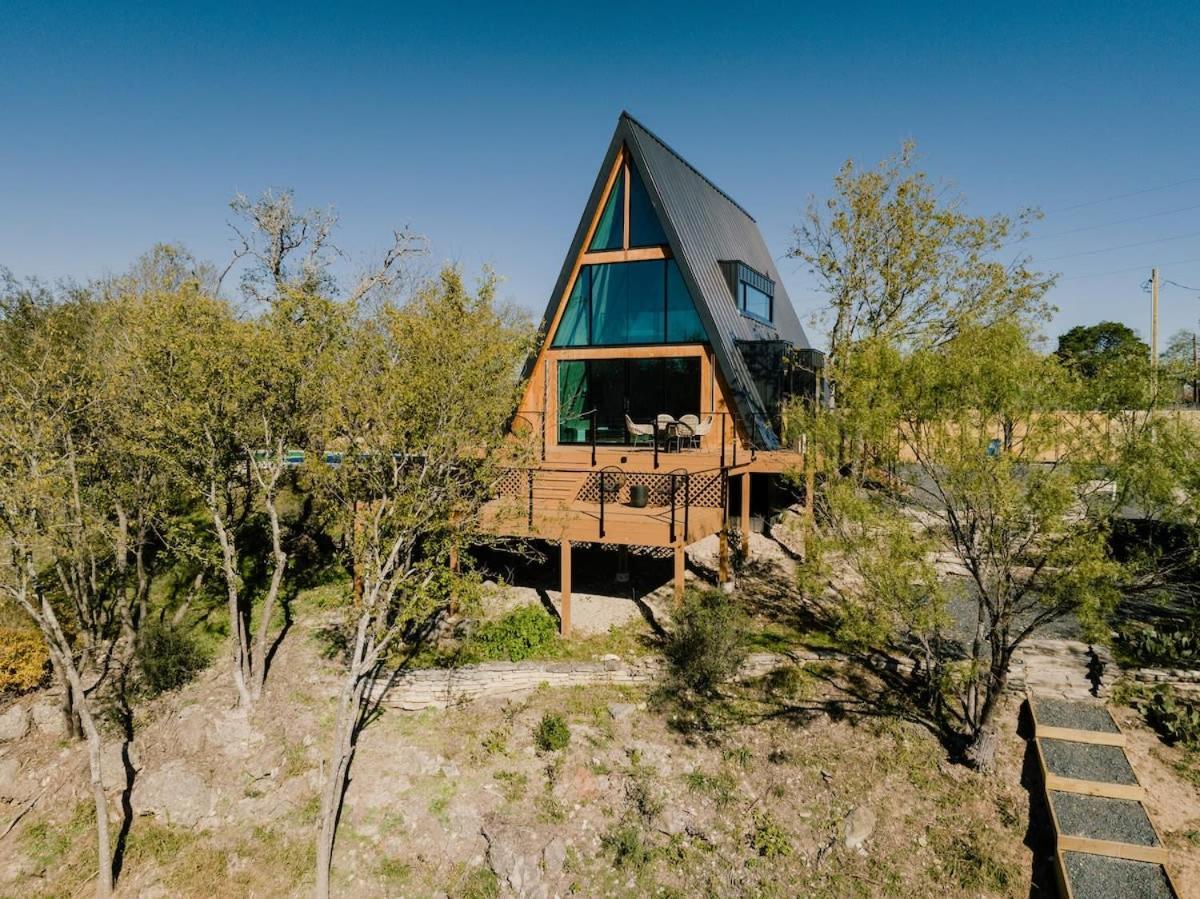 Willa The Pedernales A-Frame Fredericksburg Zewnętrze zdjęcie