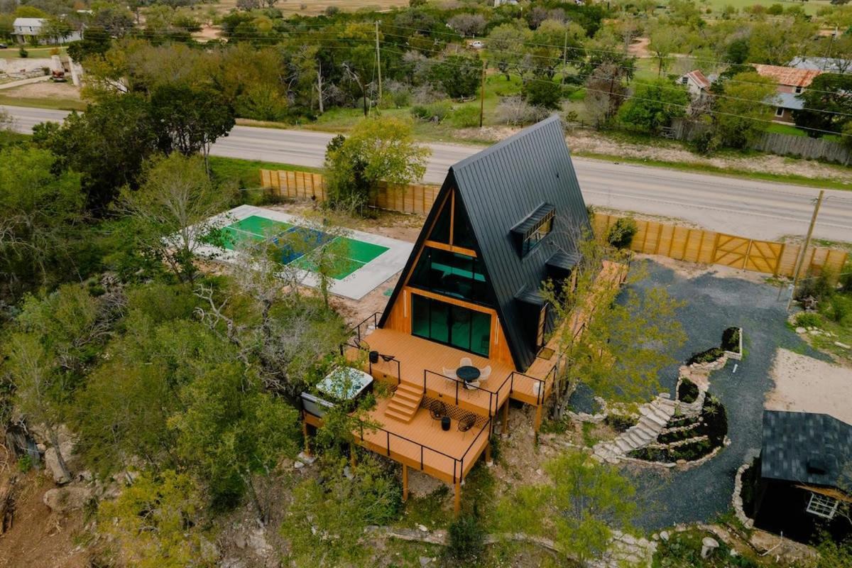 Willa The Pedernales A-Frame Fredericksburg Zewnętrze zdjęcie