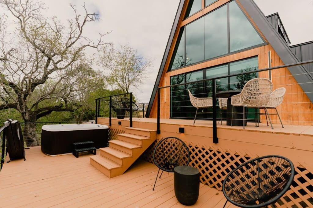 Willa The Pedernales A-Frame Fredericksburg Zewnętrze zdjęcie